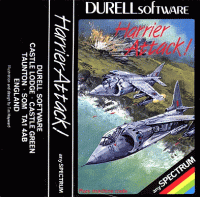 Harrier Attack ZX Spectrum US box art